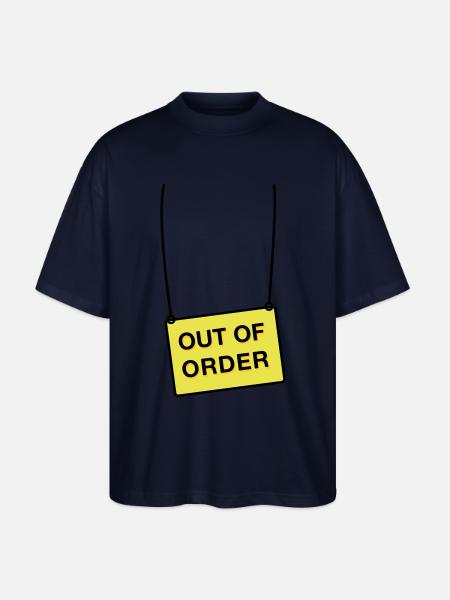 out of order - Stanley/Stella Oversized Unisex Bio T-Shirt Blaster 2.0 - Navy