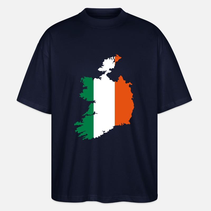 Irland - Stanley/Stella Oversized Unisex Bio T-Shirt Blaster 2.0 - Navy