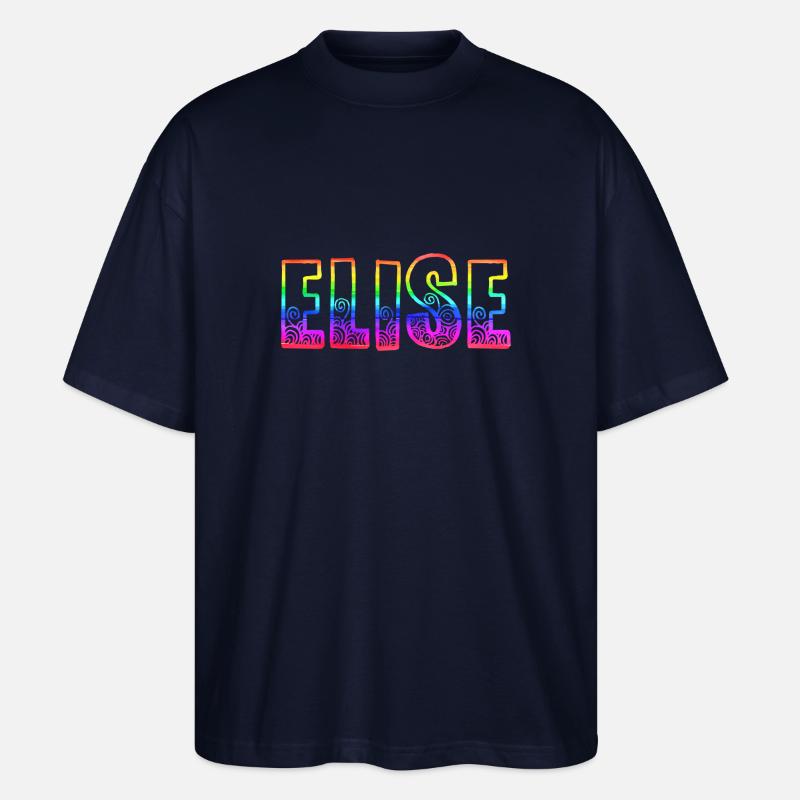elise rs regenbogen - Stanley/Stella Oversized Unisex Bio T-Shirt Blaster 2.0 - Navy