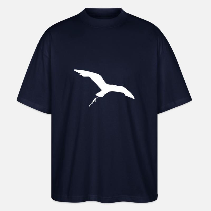Möwenschiss - Stanley/Stella Oversized Unisex Bio T-Shirt Blaster 2.0 - Navy