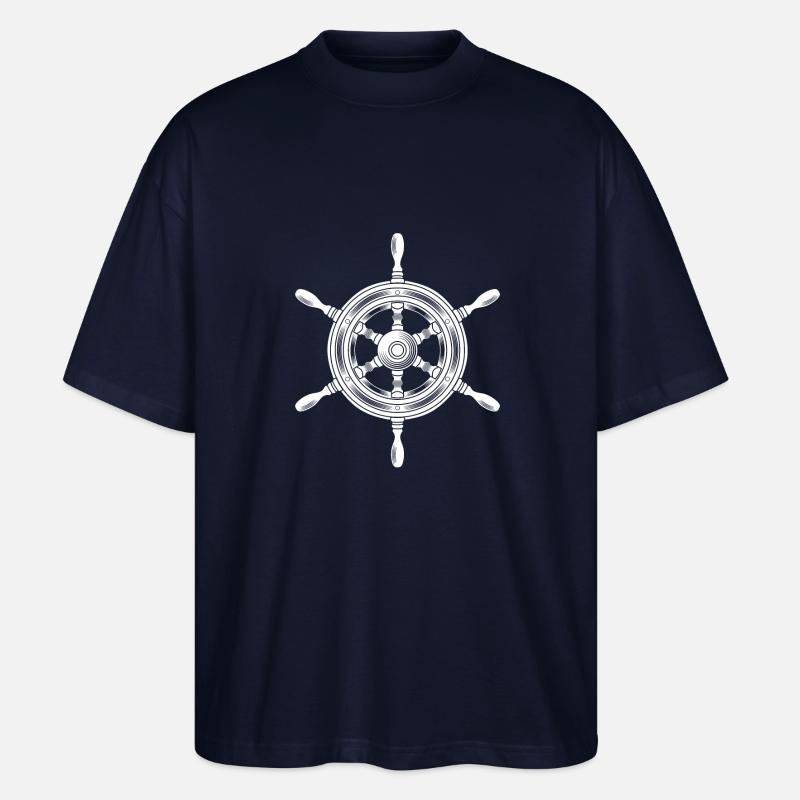 steuerrad - Stanley/Stella Oversized Unisex Bio T-Shirt Blaster 2.0 - Navy