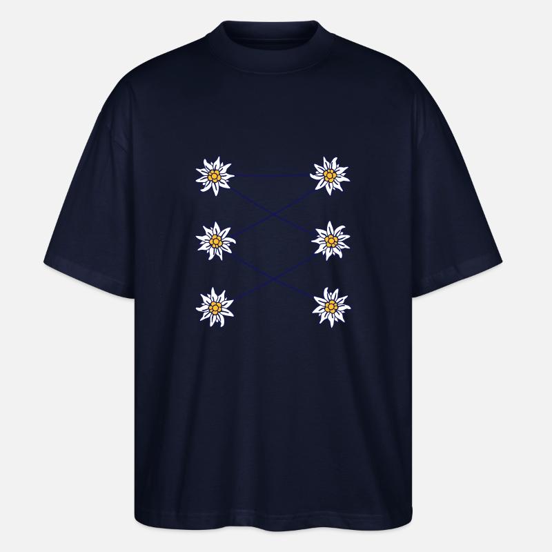 Edelweiss Dirndl - - - - T-shirt bio Blaster 2.0 coupe oversize Stanley/Stella Unisexe - marine