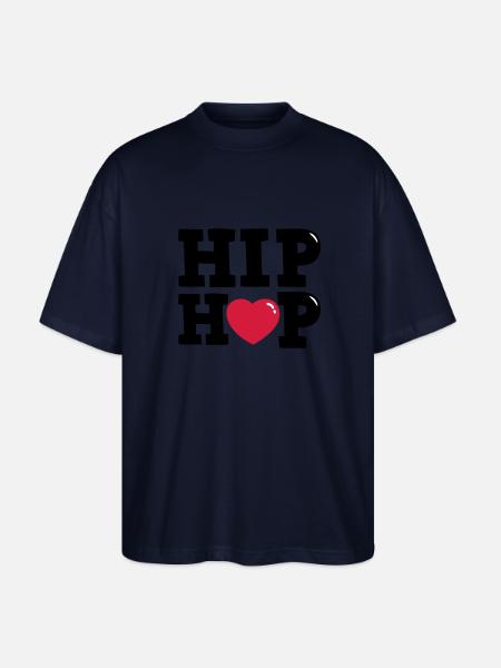 hiphop - Stanley/Stella Oversized Unisex Organic T-shirt Blaster 2.0 - navy