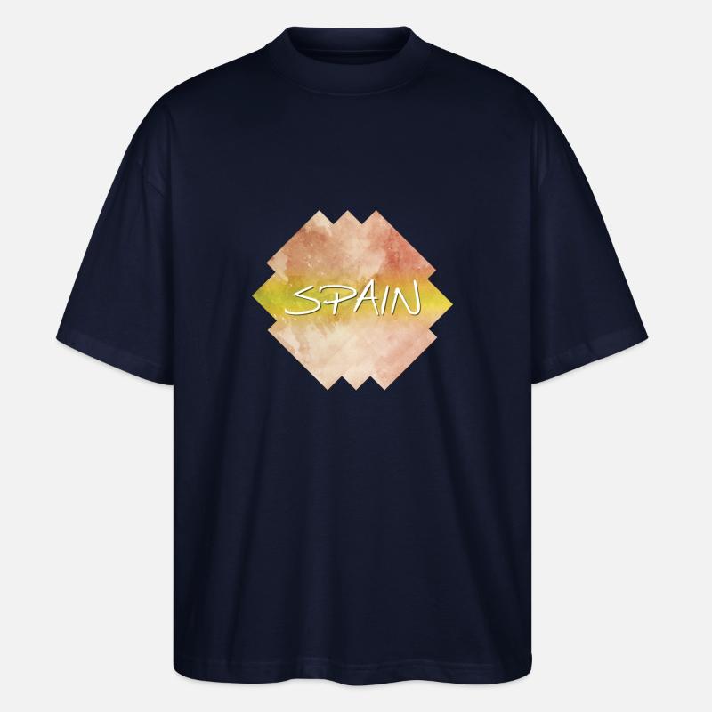 Spain - Spanien - Stanley/Stella Oversized Unisex Bio T-Shirt Blaster 2.0 - Navy