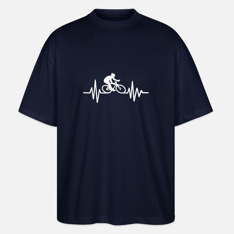 Radfahren - Stanley/Stella Oversized Unisex Bio T-Shirt Blaster 2.0 - Navy