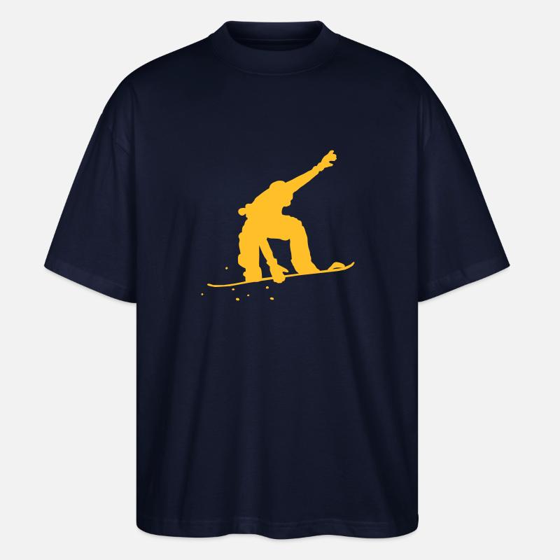 snowboard - Stanley/Stella Oversized Unisex Bio T-Shirt Blaster 2.0 - Navy