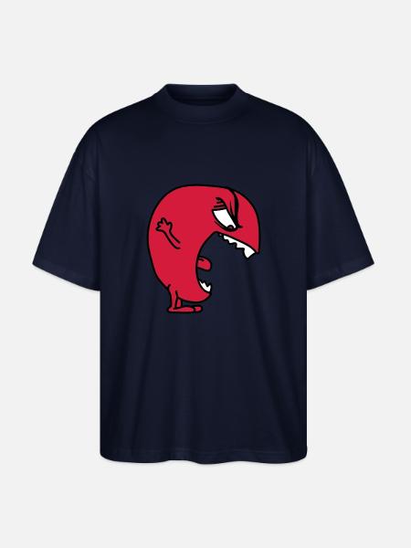 bigmonster - Stanley/Stella Oversized Unisex Organic T-shirt Blaster 2.0 - navy