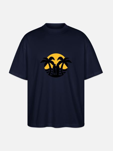 Surf - T-shirt bio Blaster 2.0 coupe oversize Stanley/Stella Unisexe - marine