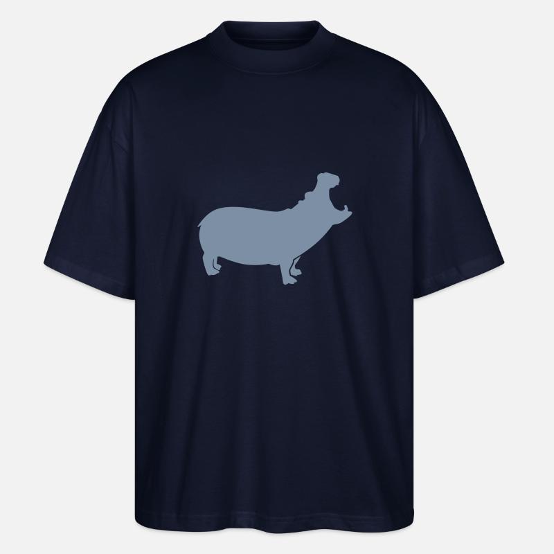 Nilpferd - Stanley/Stella Oversized Unisex Bio T-Shirt Blaster 2.0 - Navy
