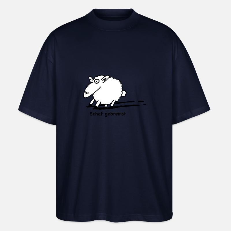 schaf_gebremst - Stanley/Stella Oversized Unisex Organic T-shirt Blaster 2.0 - navy
