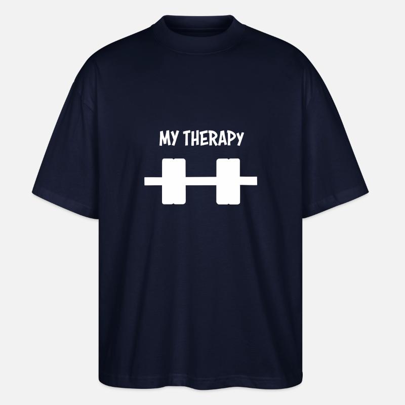 Ma thérapie - Formation - T-shirt bio Blaster 2.0 coupe oversize Stanley/Stella Unisexe - marine