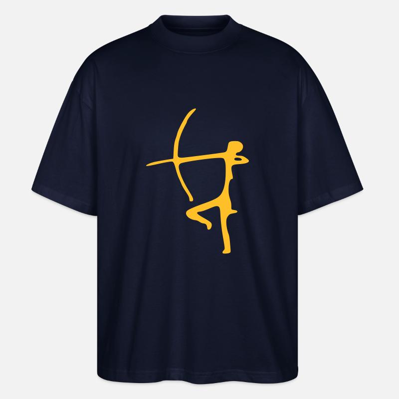 Bogenschütze Maaarghhh! - Stanley/Stella Oversized Unisex Bio T-Shirt Blaster 2.0 - Navy