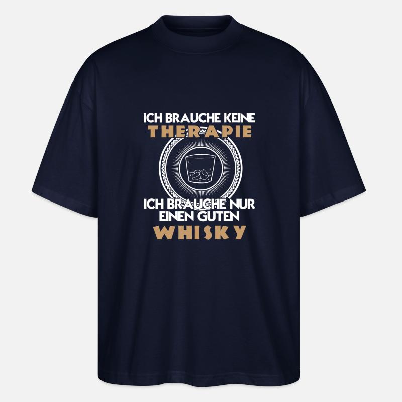 Whiskey - Stanley/Stella Oversized Unisex Bio T-Shirt Blaster 2.0 - Navy