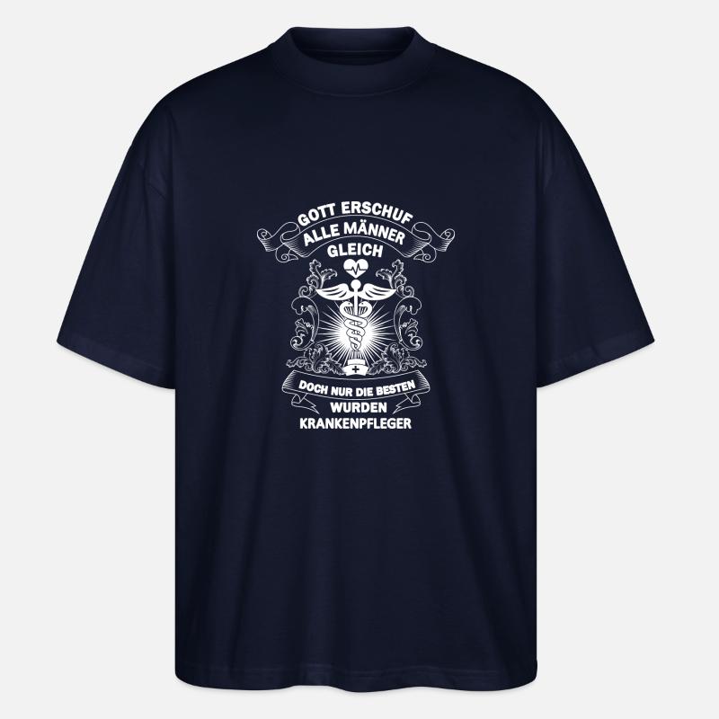 Krankenpfleger - Stanley/Stella Oversized Unisex Bio T-Shirt Blaster 2.0 - Navy