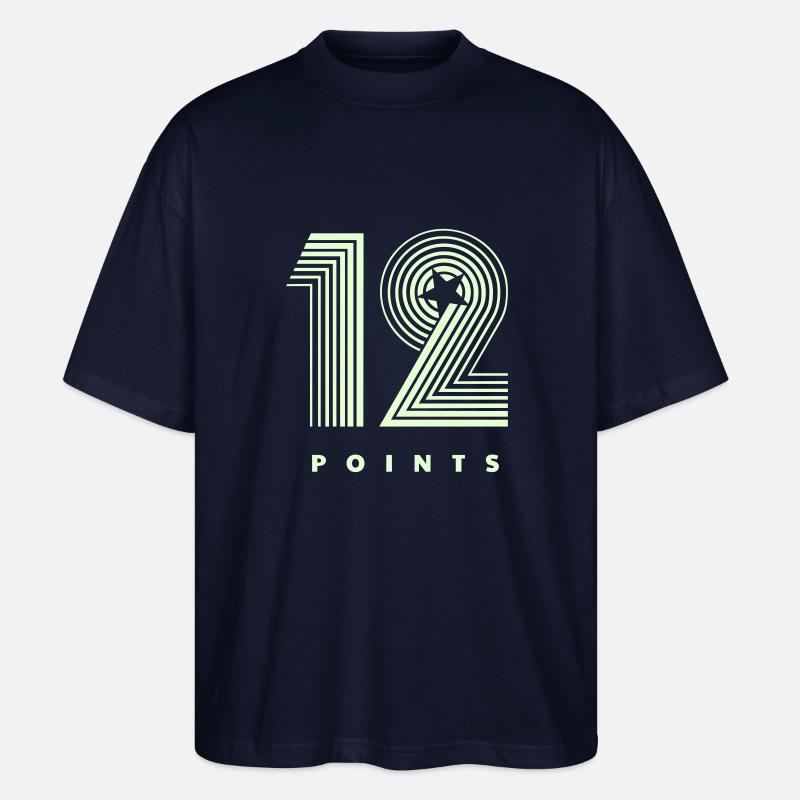 12 Points - Stanley/Stella Oversized Unisex Bio T-Shirt Blaster 2.0 - Navy