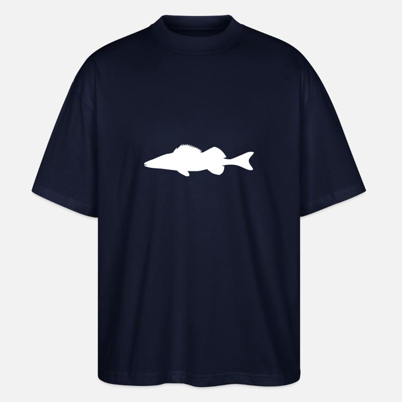 Fisch Zander - Stanley/Stella Oversized Unisex Bio T-Shirt Blaster 2.0 - Navy