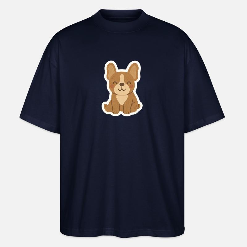 Frenchie - Stanley/Stella Oversized Unisex Bio T-Shirt Blaster 2.0 - Navy