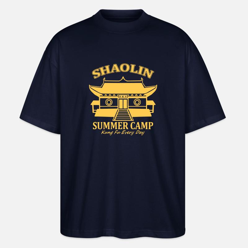 Shaolin Summer Camp - Stanley/Stella Oversized Unisex Bio T-Shirt Blaster 2.0 - Navy