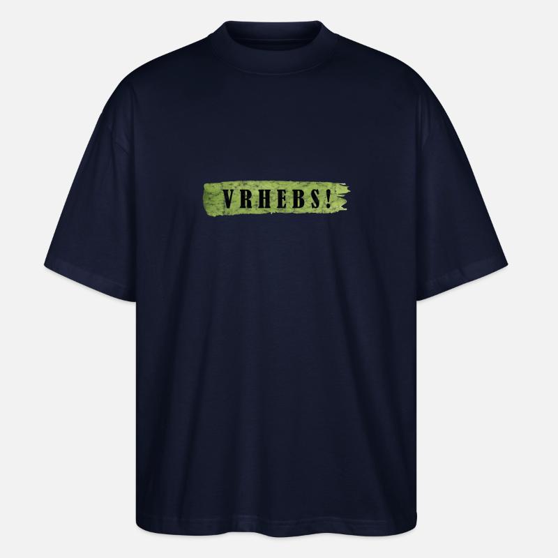vrhebs! - Stanley/Stella Oversized Unisex Bio T-Shirt Blaster 2.0 - Navy