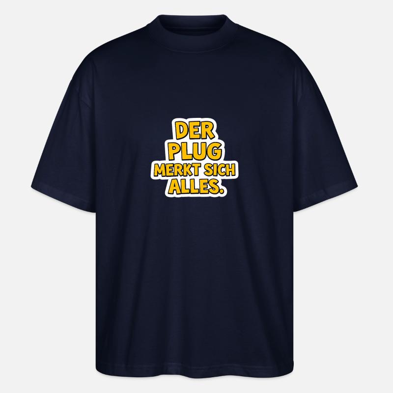 Der Plug - Stanley/Stella Oversized Unisex Bio T-Shirt Blaster 2.0 - Navy