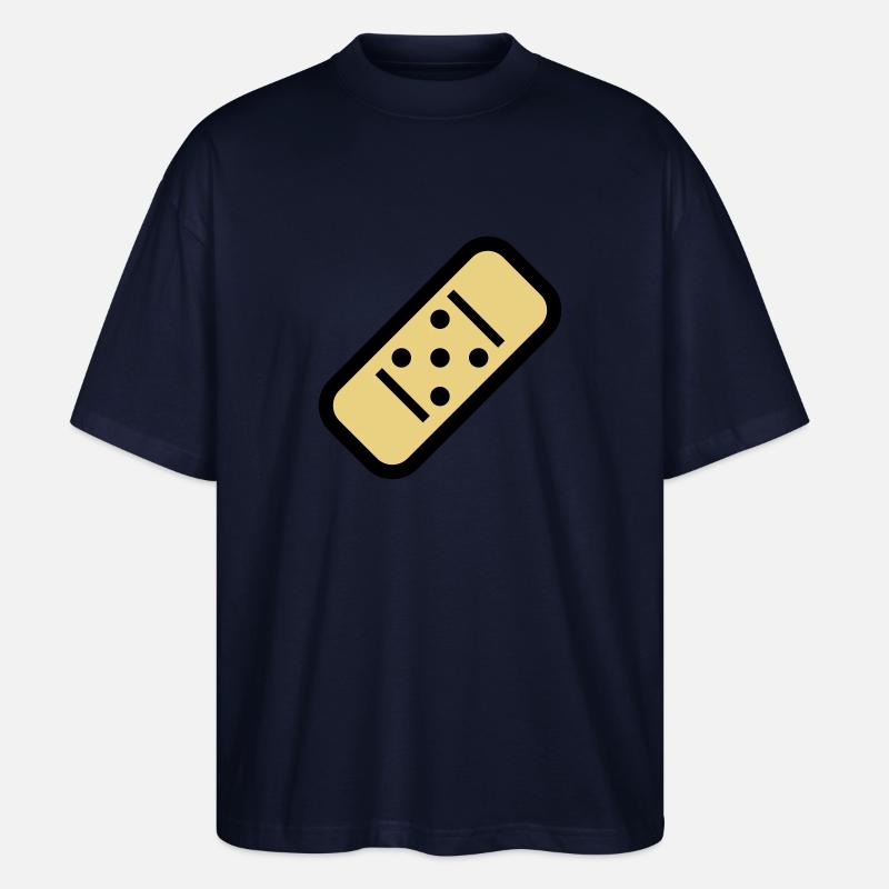 Comic Pflaster - Stanley/Stella Oversized Unisex Bio T-Shirt Blaster 2.0 - Navy