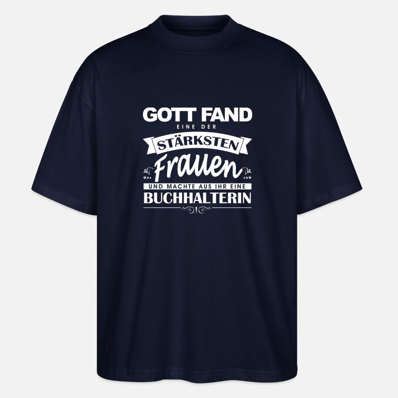 Buchhalterin - Stanley/Stella Oversized Unisex Bio T-Shirt Blaster 2.0 - Navy