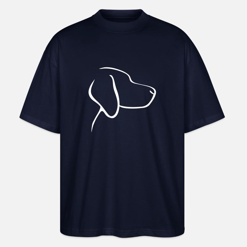 Chien - T-shirt bio Blaster 2.0 coupe oversize Stanley/Stella Unisexe - marine