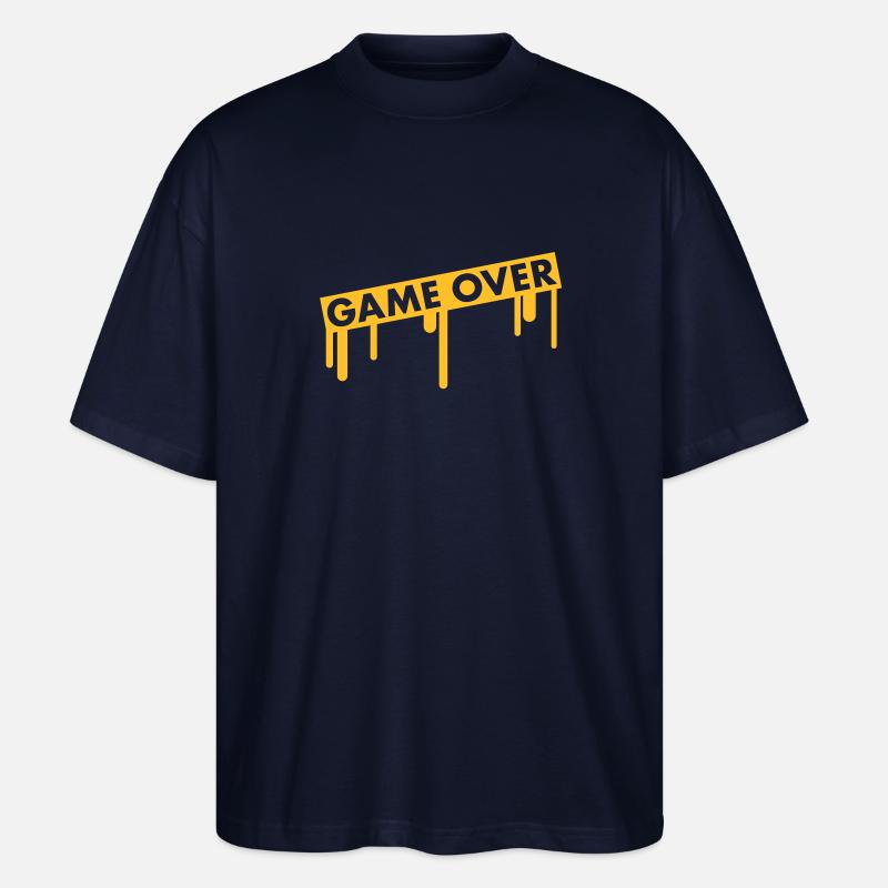 game_over - Stanley/Stella Oversized Unisex Bio T-Shirt Blaster 2.0 - Navy