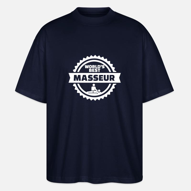Masseur - Stanley/Stella Oversized Unisex Bio T-Shirt Blaster 2.0 - Navy