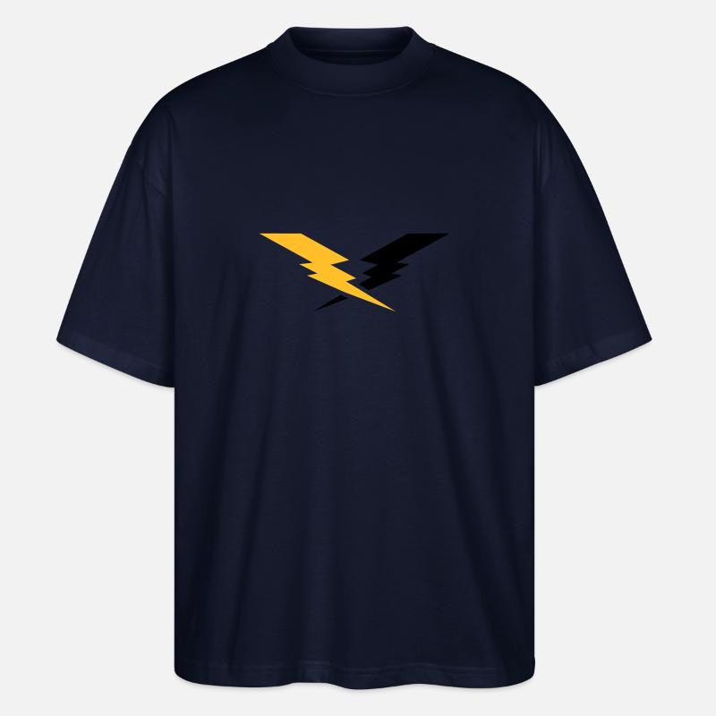 La foudre - T-shirt bio Blaster 2.0 coupe oversize Stanley/Stella Unisexe - marine