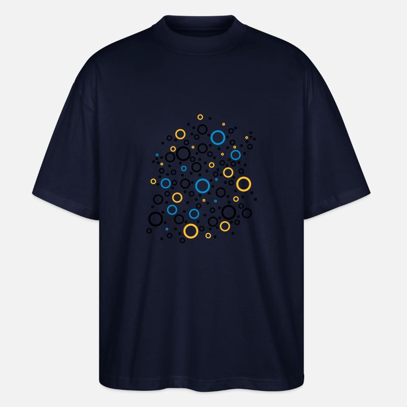 Colour Bubbles - Stanley/Stella Oversized Unisex Bio T-Shirt Blaster 2.0 - Navy