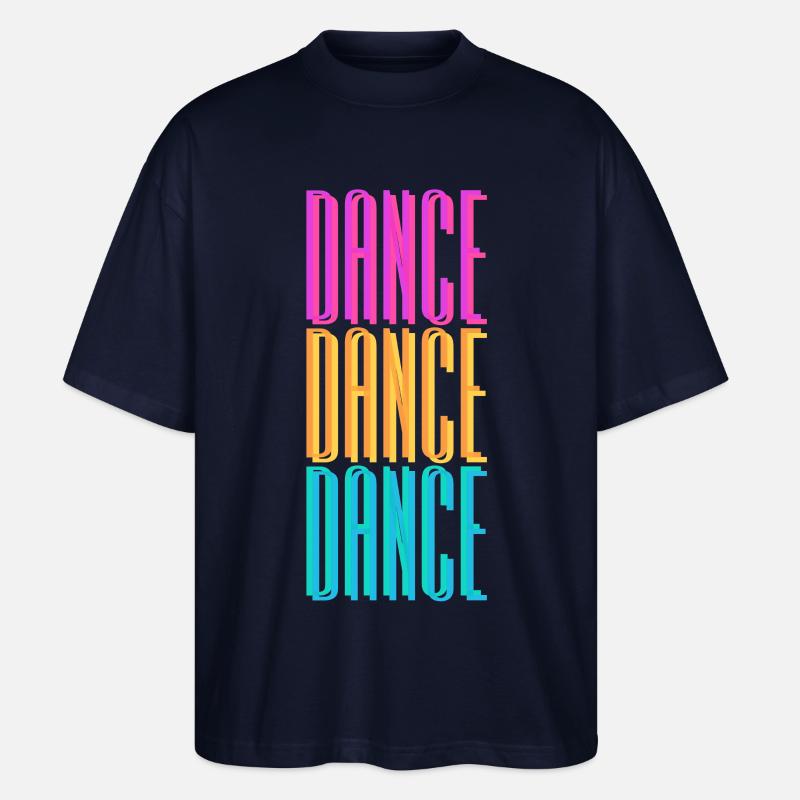 dance dance dance - Stanley/Stella Oversized Unisex Bio T-Shirt Blaster 2.0 - Navy