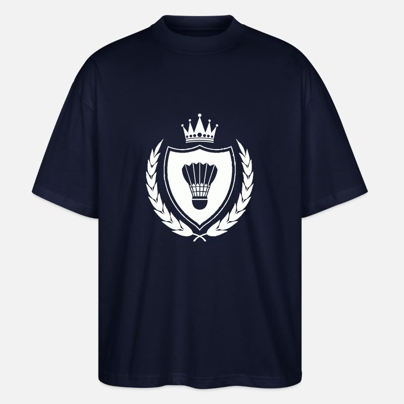 wappen badminton - Stanley/Stella Oversized Unisex Bio T-Shirt Blaster 2.0 - Navy