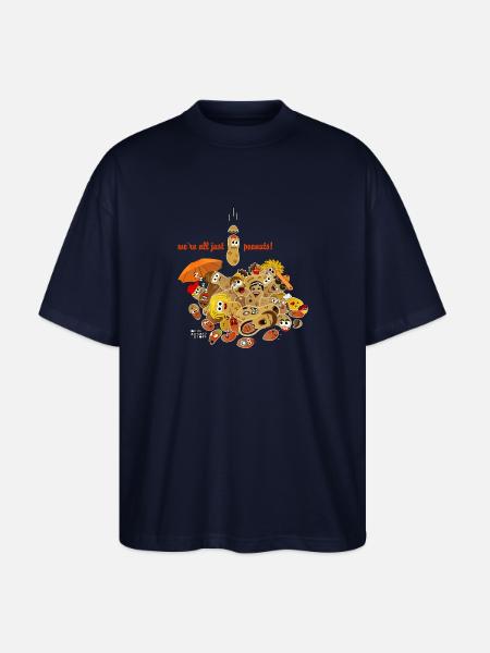 Peanuts! - Stanley/Stella Oversized Unisex Bio T-Shirt Blaster 2.0 - Navy