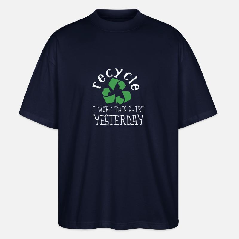 recycle - Stanley/Stella Oversized Unisex Bio T-Shirt Blaster 2.0 - Navy