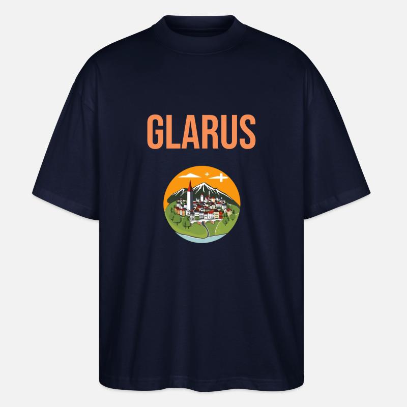Glaris - T-shirt bio Blaster 2.0 coupe oversize Stanley/Stella Unisexe - marine