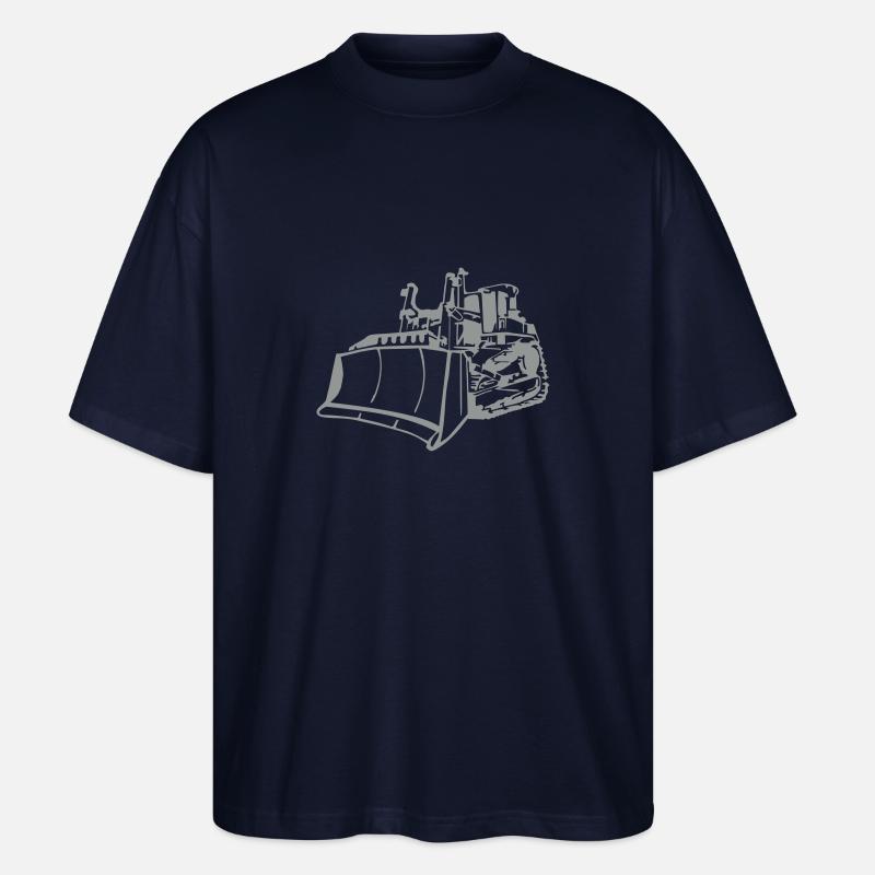Schieberaupe / Raupe / Bagger - T-shirt bio Blaster 2.0 coupe oversize Stanley/Stella Unisexe - marine