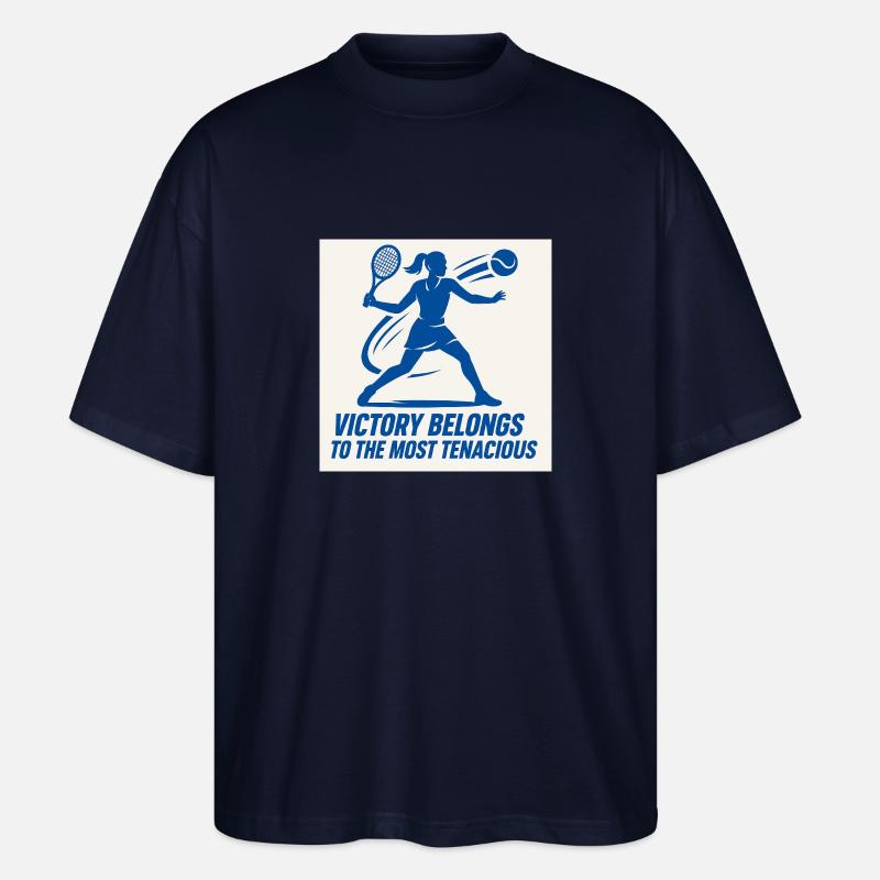 Sieg in der hartnäckigsten Zeit - Stanley/Stella Oversized Unisex Bio T-Shirt Blaster 2.0 - Navy