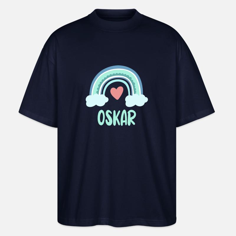 Oskar Nom Rainbow Baby - T-shirt bio Blaster 2.0 coupe oversize Stanley/Stella Unisexe - marine