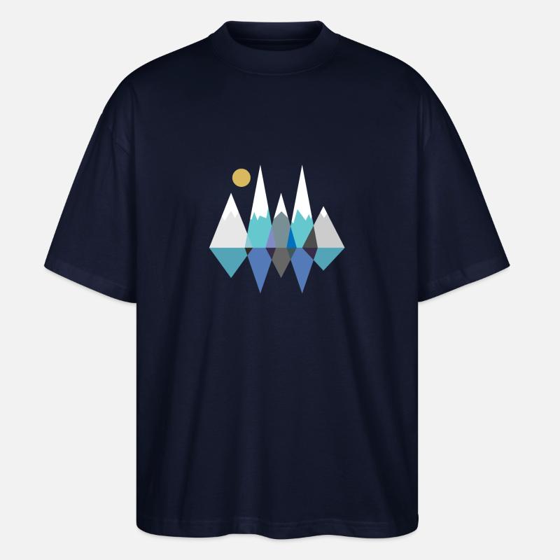 Berge - Stanley/Stella Oversized Unisex Bio T-Shirt Blaster 2.0 - Navy