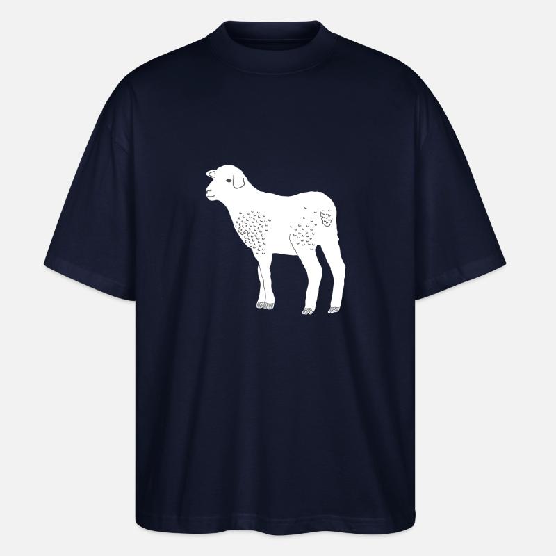 Schaf - Stanley/Stella Oversized Unisex Bio T-Shirt Blaster 2.0 - Navy