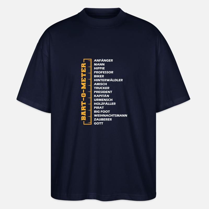 Bart O Meter - Stanley/Stella Oversized Unisex Bio T-Shirt Blaster 2.0 - Navy