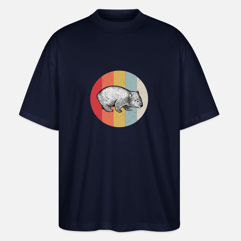 Wombat - Stanley/Stella Oversized Unisex Bio T-Shirt Blaster 2.0 - Navy