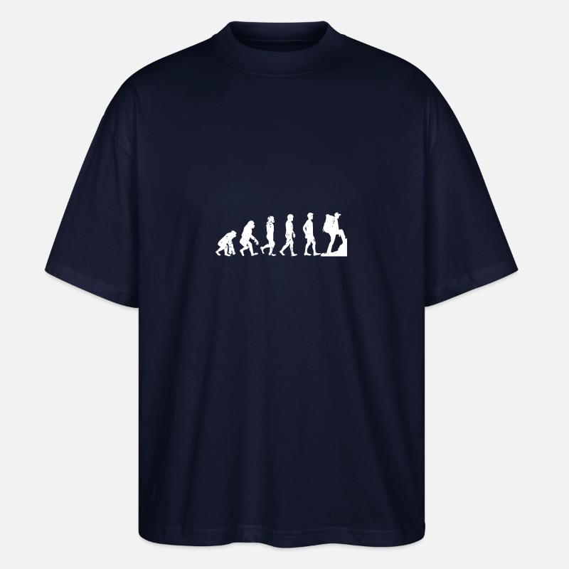 Wandern Evolution - Stanley/Stella Oversized Unisex Bio T-Shirt Blaster 2.0 - Navy