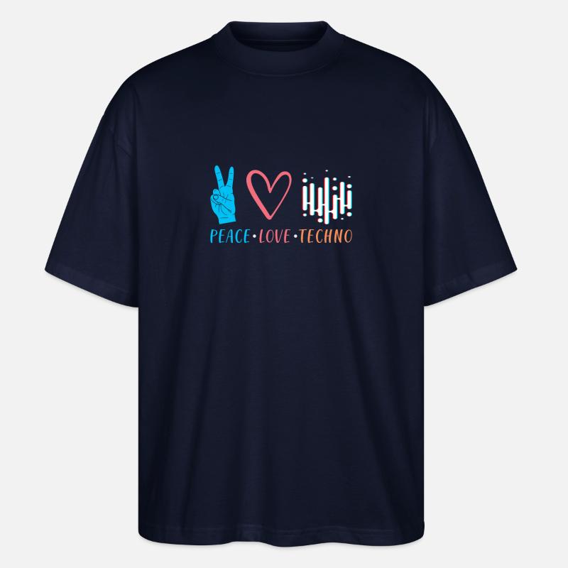Techno - Stanley/Stella Oversized Unisex Bio T-Shirt Blaster 2.0 - Navy