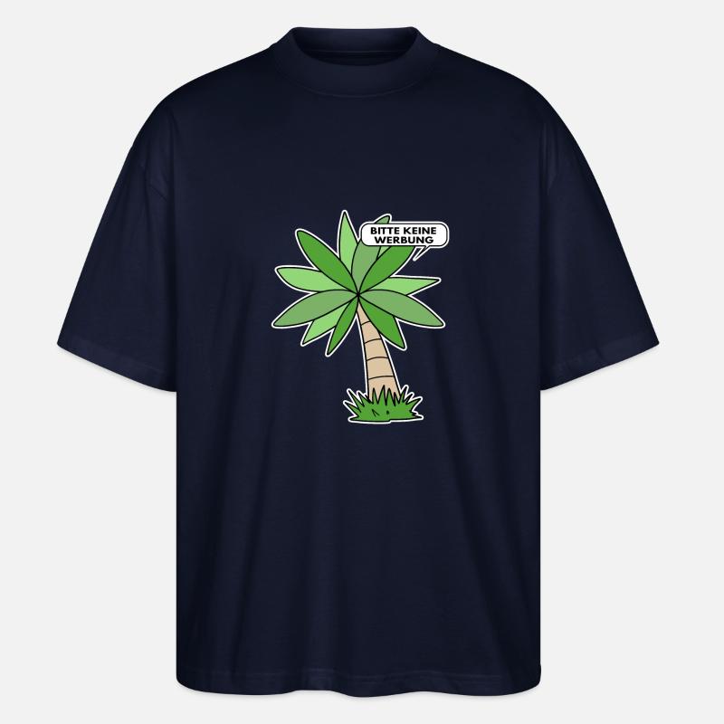 Bitte keine Werbung - Stanley/Stella Oversized Unisex Bio T-Shirt Blaster 2.0 - Navy