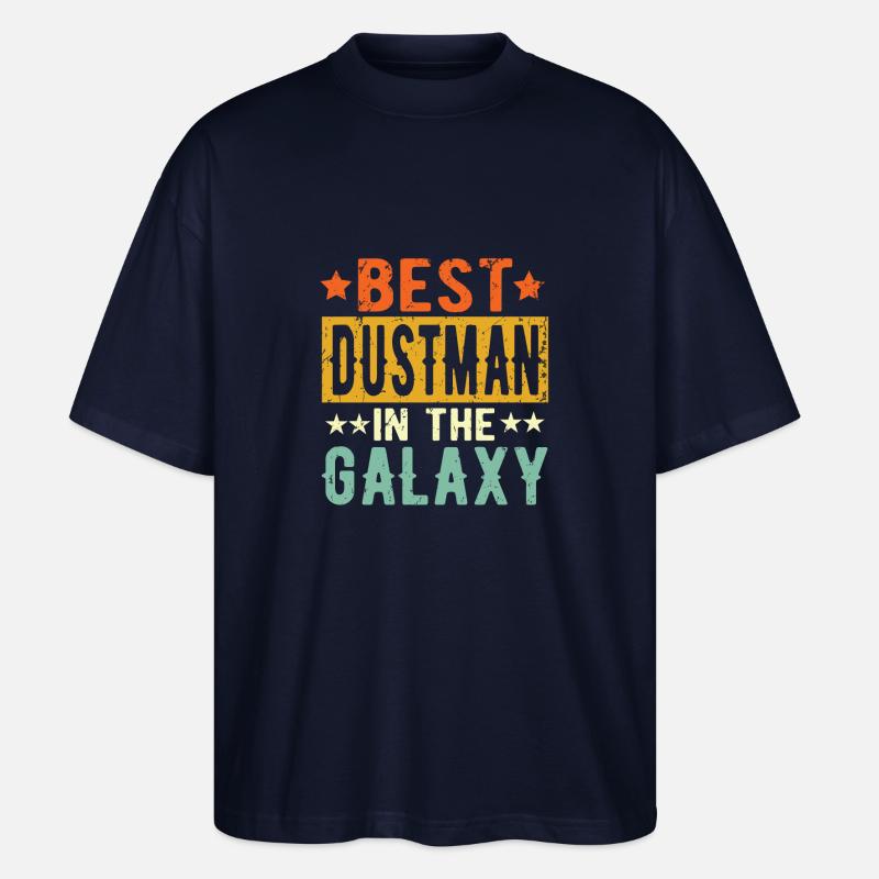 Best Müllmann ever Müllmann Geschenk - Stanley/Stella Oversized Unisex Bio T-Shirt Blaster 2.0 - Navy