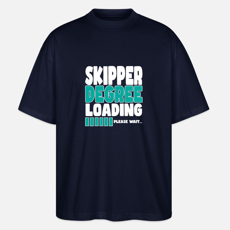Skipper lädt Ausbildung - Stanley/Stella Oversized Unisex Bio T-Shirt Blaster 2.0 - Navy