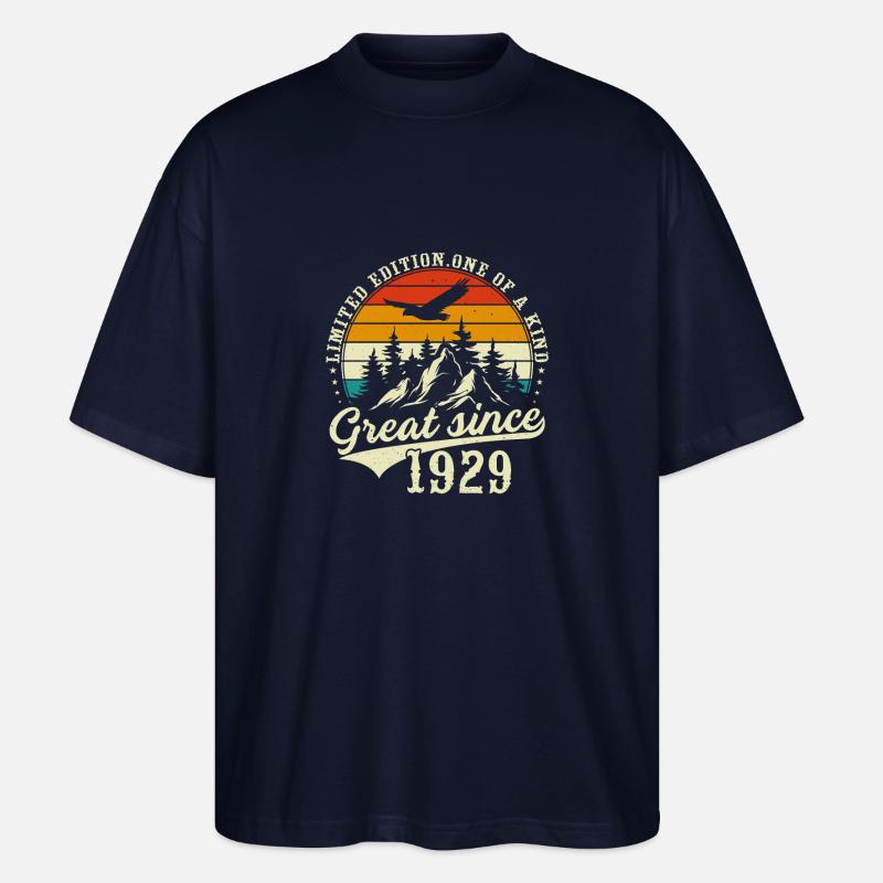 Einzigartig seit 1929 - Stanley/Stella Oversized Unisex Bio T-Shirt Blaster 2.0 - Navy