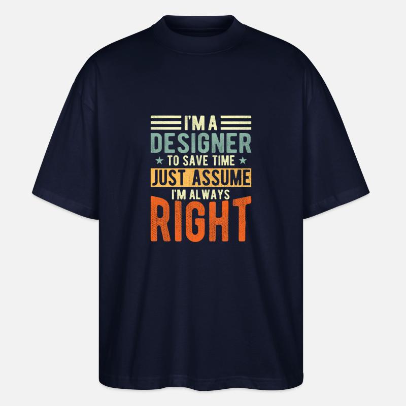 Designer - Stanley/Stella Oversized Unisex Bio T-Shirt Blaster 2.0 - Navy